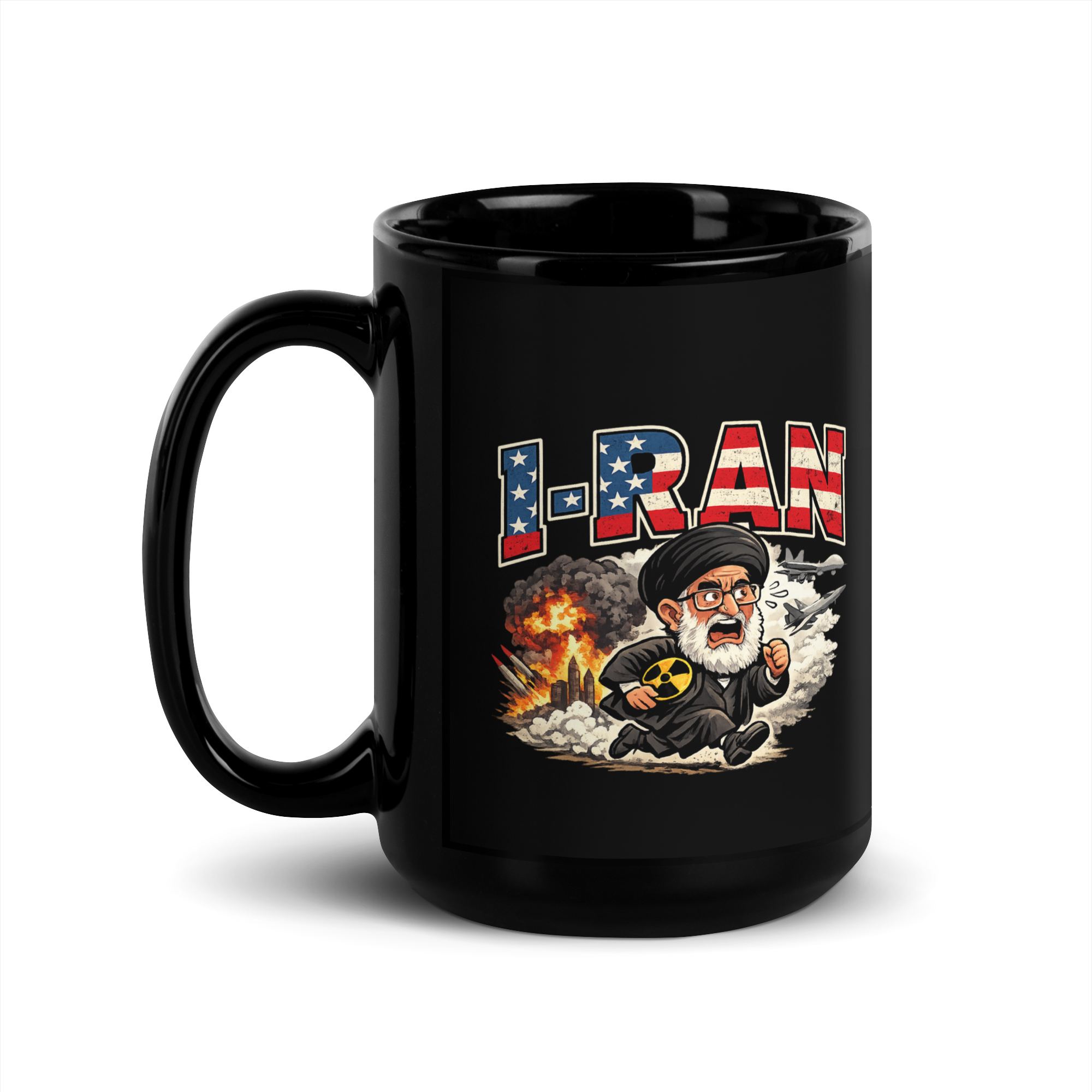 I-RAN Mug – Funny Patriotic Political Coffee Mug | Pro America Freedom Humor Mug