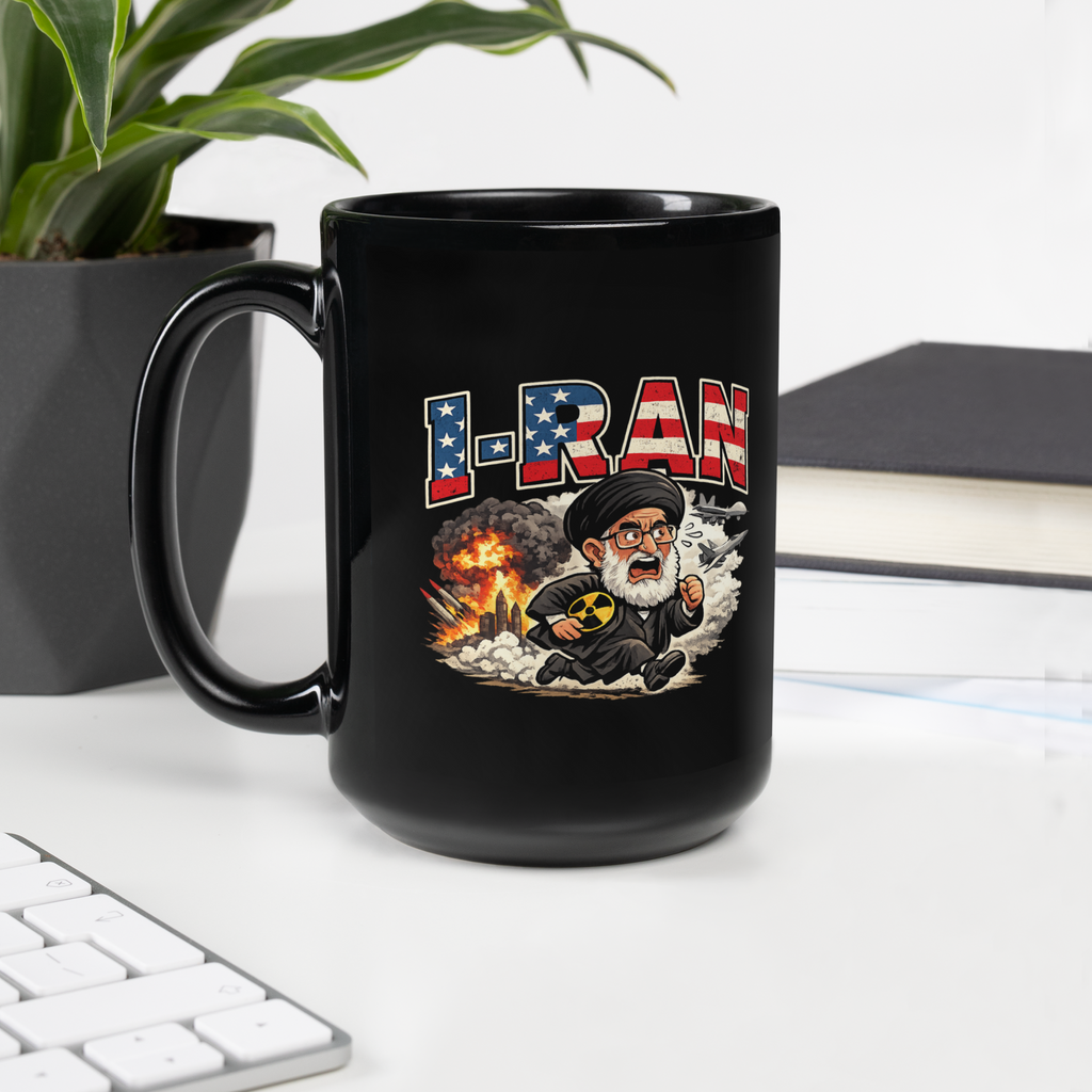 I-RAN Mug – Funny Patriotic Political Coffee Mug | Pro America Freedom Humor Mug